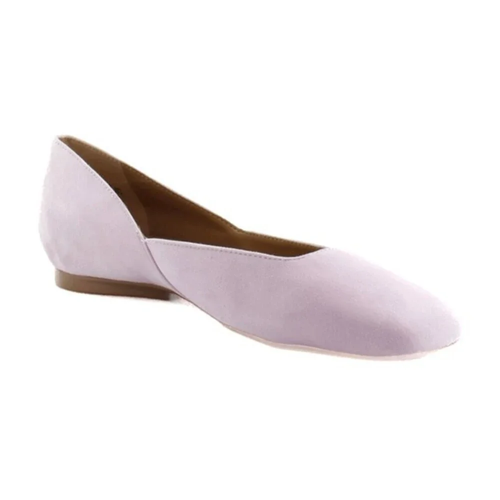 Naturalizer Cody Womens US 10 Lilac Orchid Leather Slip On Flat Shoes GAL1456